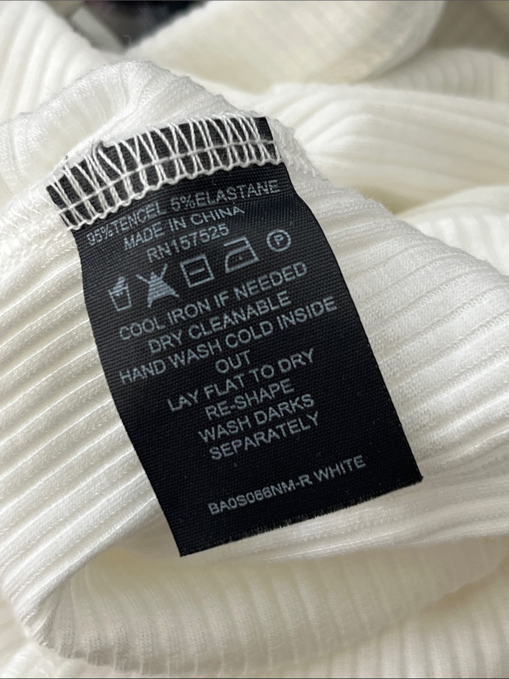 WSLY Rivington Inverted Ribbed Tank Top - Picture 7 of 8